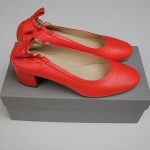 Everlane Red Slip On Day Heel Size 7